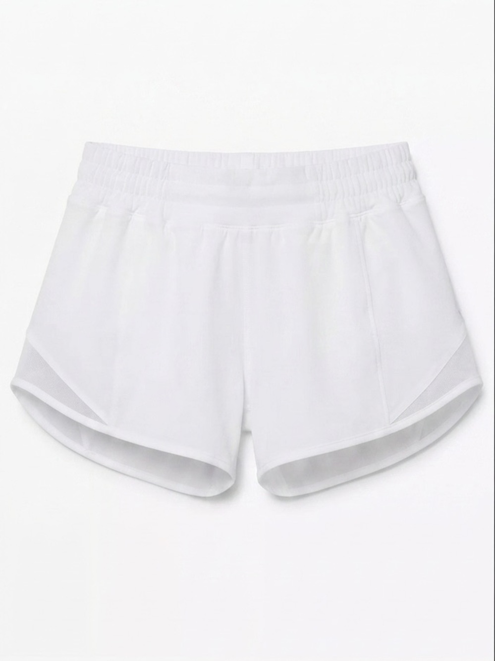 Lululemon White Hotty hot high-rise lined shorts | 6